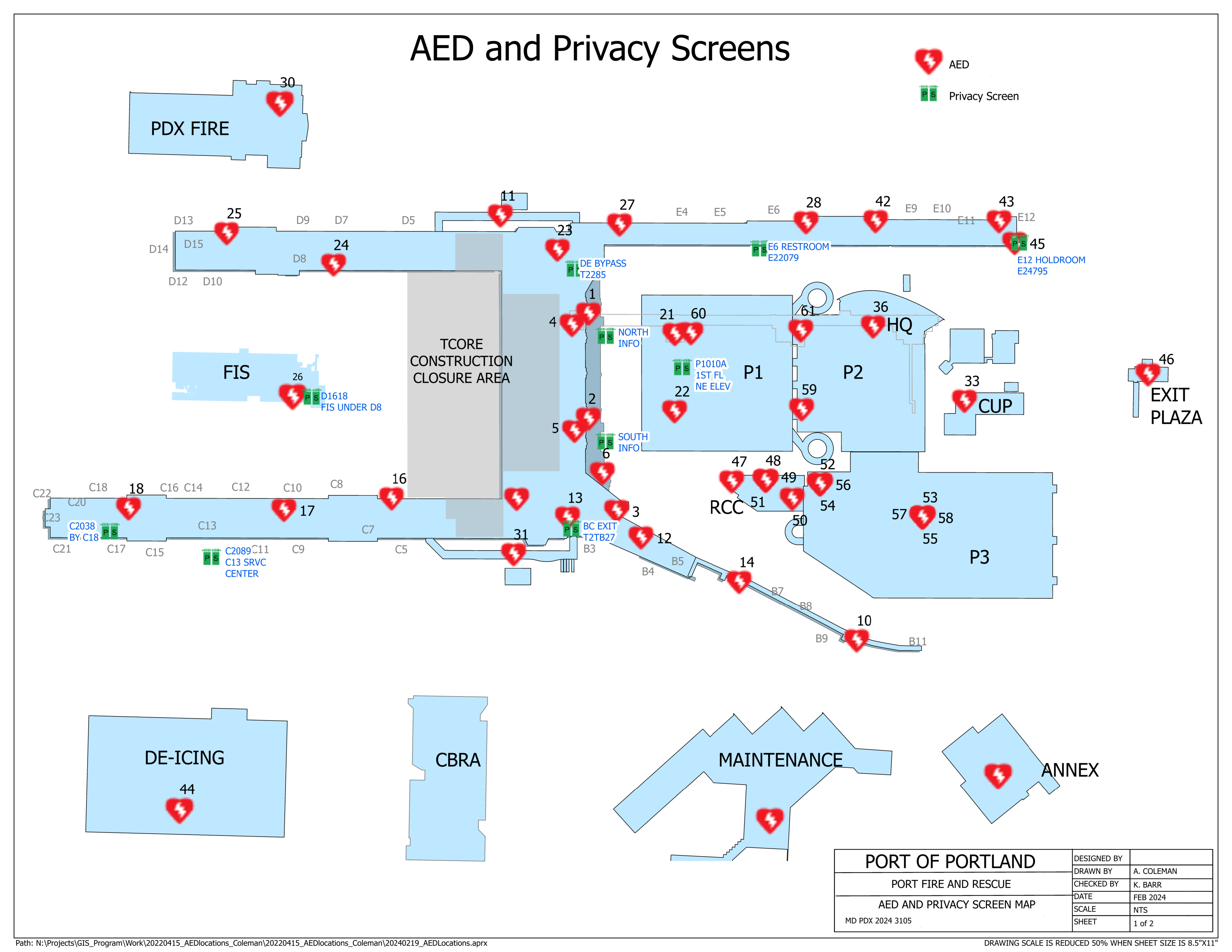 FlyPDX PDXPeople Be Knowledgeable Learn Airport AED Locations